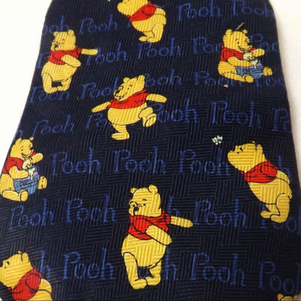 Disney Pooh Tie-100% Silk